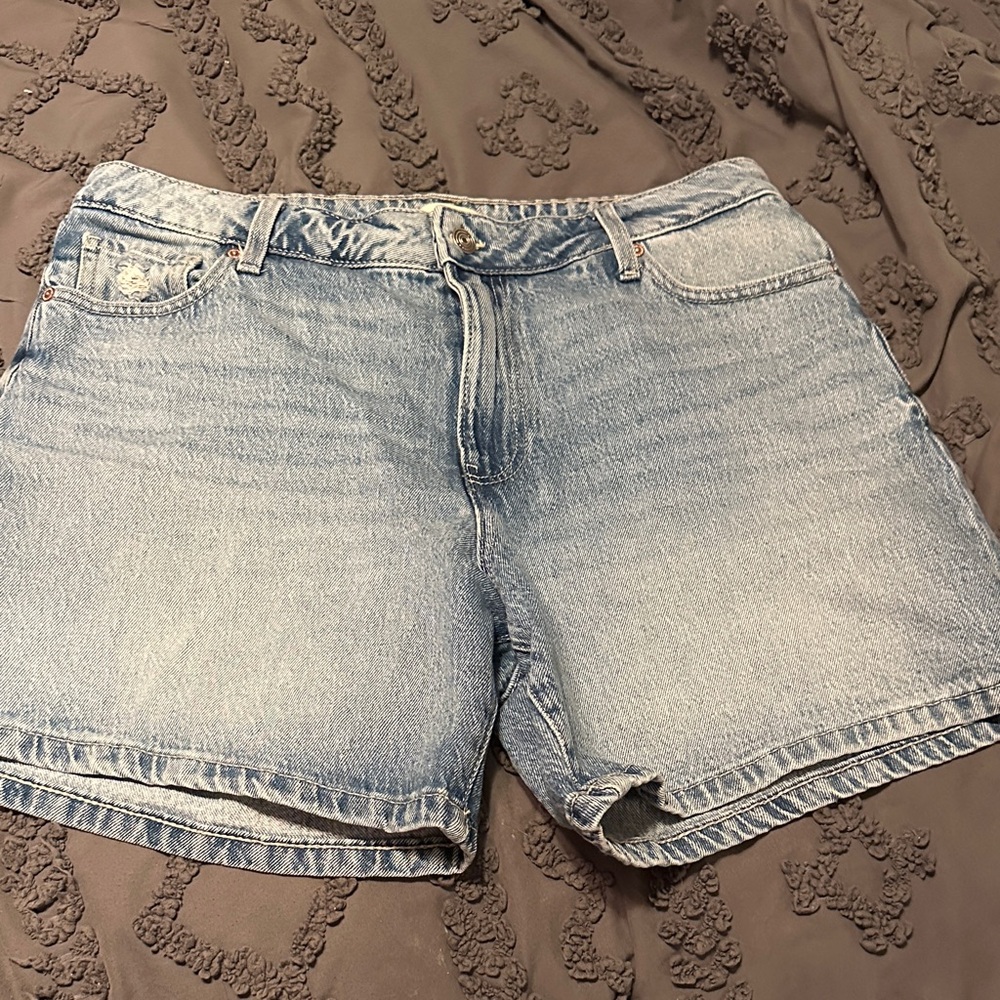 Maurices Light Blue Denim Jean Shorts